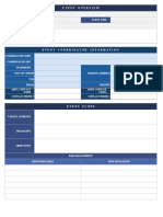 IC Event Planning Templates Event Planner Template 9053