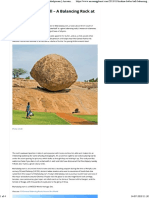 Krishna's Butter Ball - A Balancing Rock at Mahabalipuram - Amusing Planet