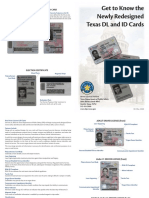 Get To Know The Newly Redesigned Texas DL and ID Cards: Adult & Under 21 Identification Card