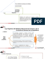 2 Atribuciones Del Sistema Nacional Del Control, Organizacion