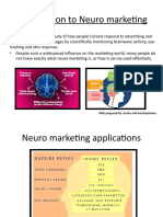 Introduction To Neuro Marketing: Slide Prepared By-Anshu and Harshyashwee