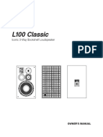 L100 Classic: Iconic 3-Way Bookshelf Loudspeaker