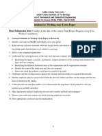 Term Paper Writing Guideline