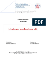 PFE. Livraison de Mses en Ville