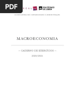 Exercícios de Macroeconomia (Enunciado)