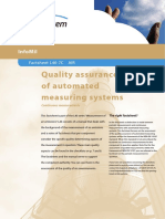 Quality Assurance of Automated Measuring Systems: Infomil