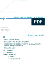 Strukture Podataka I Algoritmi 1 Vežbe 3: Lazar Vasović Nikola Bačanin Nikola Andrijević