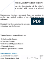 Position, Displacement, and Proximity Sensors