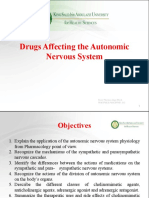 Lecture 18-21 - Drugs Affecting The Autonomic Nervous System