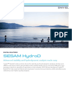 Sesam Hydrod: Advanced Stability and Hydrodynamic Analysis Made Easy