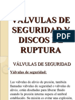 Unidad XIII Presentación de Válvulas de Seguridad y Discos de Ruptura