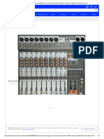 MESA 12 CANAIS - Mesa de Som Analógica 12 Canais Soundcraft SX1202FX-USB Com Efeito No