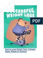 3 Scientific Way To Successful Weight Loss