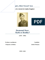 Desmond Doss Myth or Reality Atestat