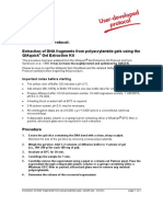 QQ05 Extraction of DNA Fragments From Polyacrylamide Gels Using The QIAquick Gel Extraction Kit