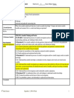 6th Grade Science Curriculum Map