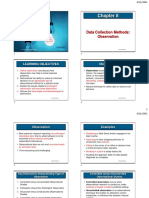 Data Collection Methods: Observation