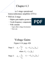 Have Seen 1-Stage Operational Transconductance Amplifier (OTA) - Will Do 2-Stage