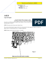 Technical Bulletin #065: Lugs The Engine