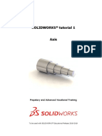 SolidWorks Tutorial 1 For Prepatory and Advanced Vocational Training - SHAFT