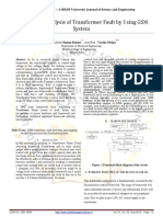 To Study and Analysis of Transformer Fault by Using GSM System