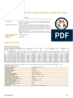 Cat. 5e 4x2x241 AWG FUTP Outdoor PVCPVC UL (1581 VW 1) (UL) LISTED E211498 - 8393204101 - V - 1 - R - 7.'