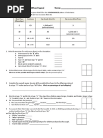 Codominance Worksheet (Blood Types) Name