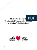 Transgender Student Model Policies