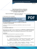 Activity Guide and Evaluation Rubric - Step 3 Identify Technology Value (3) ES