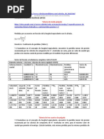 Tablas de Cálculos de Pérdidas Valvulas 1