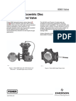 Fisher 8560 Eccentric Disc Butterfly Control Valve