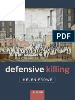 Helen Frowe - Defensive Killing - An Essay On War and Self-Defence-Oxford University Press (2014)