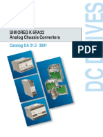 Dokumen - Tips Simoreg K 6ra22 Analog Chassis Converters Siemens Ramp Downtimesareadjust Ableviaapotentiometerthe