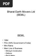 Bharat Earth Movers LTD (BEML)