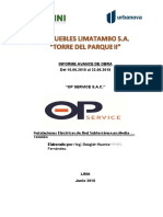 Informe Semanal Opservice - Avance