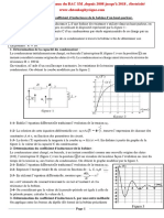 Sujets Des Examens Nationaux Du BAC SM Depuis 2008 Jusquà 2018 Électricité