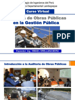 Diploma de Especialización: Auditoría de Obras Públicas