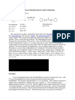 Preparation of Dibenzalacetone