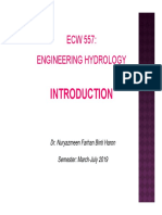 CHAP1 Introduction&Water Balance