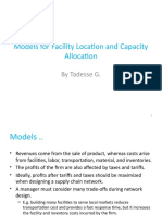 Network Design in SC Chapter Part III