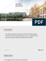 HUAWEI CLOUD Services - Relational Database Service