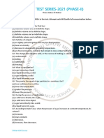 Test-03 - MDCAT Test Series 2021 Phase-II 