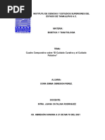 Cuadro Comparativo Sobre "El Cuidado Curativo y El Cuidado Paliativo