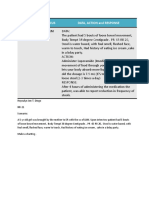 Date / Time Focus Data, Action and Response