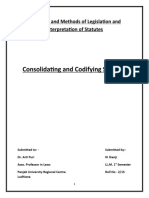 Codifying and Consolidating Statutes