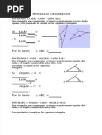 PDF Triangulos Congruentes Ejercicios