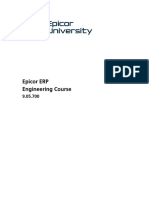 Epicor ERP Engineering Course