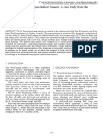 Construction of Large Span Shallow Tunnels: A Case Study From The New M5 - Published