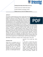 Gas Dehydration Process With Glycol