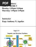 Topic # 9 Impulse and Reaction Turbines